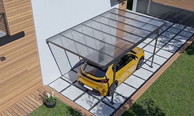 Carport adossé Mistral Wall Aluminium